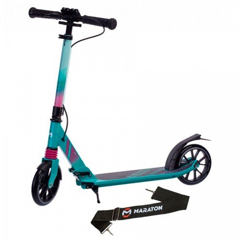 Самокат двухколесный Maraton Delta бирюзовый