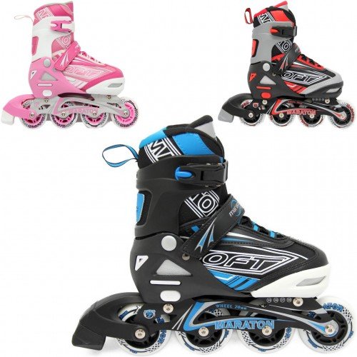 Роликовые коньки раздвижные Maraton Soft 31-34 Синие