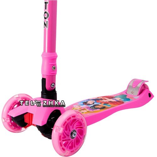 Самокат детский Maraton Deluxe 2019 Принцессы