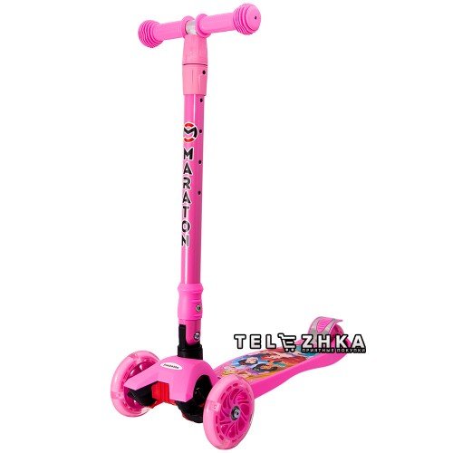 Самокат детский Maraton Deluxe 2019 Принцессы