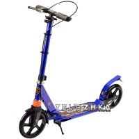 Самокат двухколесный ScooteX Scooter SpeedMax USA с ручным торомозом синий