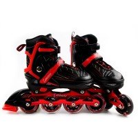 Роликовые коньки раздвижные SkateX Caroman V2 27-31 Красный