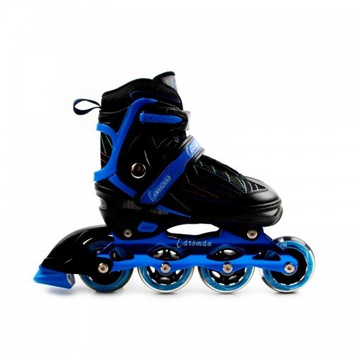 Роликовые коньки раздвижные SkateX Caroman V2 31-35 Синий