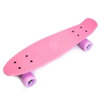Скейт пенни борд SkateX Penny Classico светло-розовый