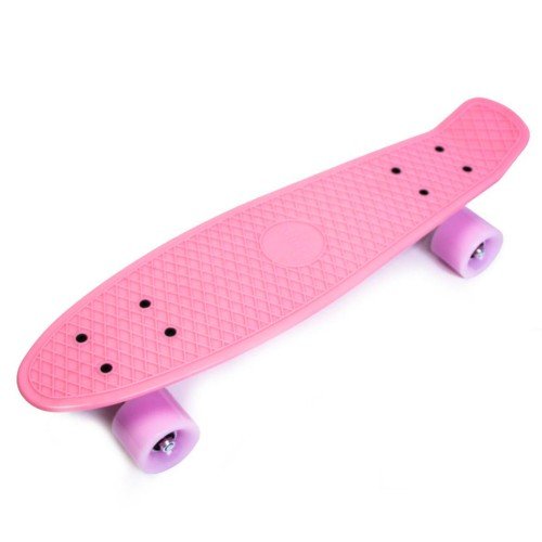 Скейт пенни борд SkateX Penny Classico светло-розовый