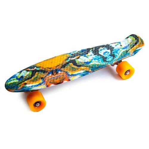 Скейт пенни борд SkateX Penny Sunny Adriatic 22"