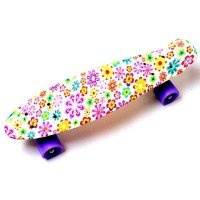 Скейт пенни борд SkateX Penny Sunny Camomile 22"
