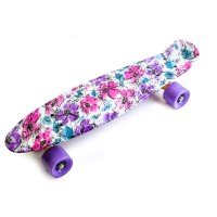 Скейт пенни борд SkateX Penny Sunny Flowers 22"