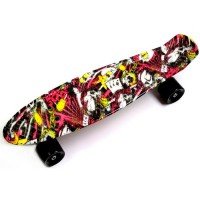 Скейт пенни борд SkateX Penny Sunny Graffiti 22"