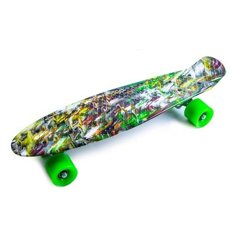 Скейт пенни борд SkateX Penny Sunny Green 22"