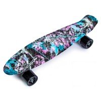 Скейт пенни борд SkateX Penny Sunny Leaflets 22"