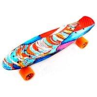 Скейт пенни борд SkateX Penny Sunny Sea Life 22"