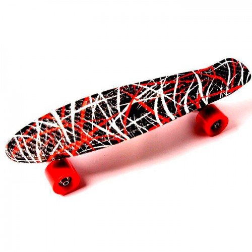 Скейт пенни борд SkateX Penny Sunny White Lines 22"