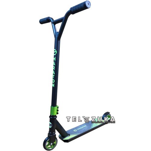 Самокат трюковый экстремальный Maraton Turbo 2020 зеленый
