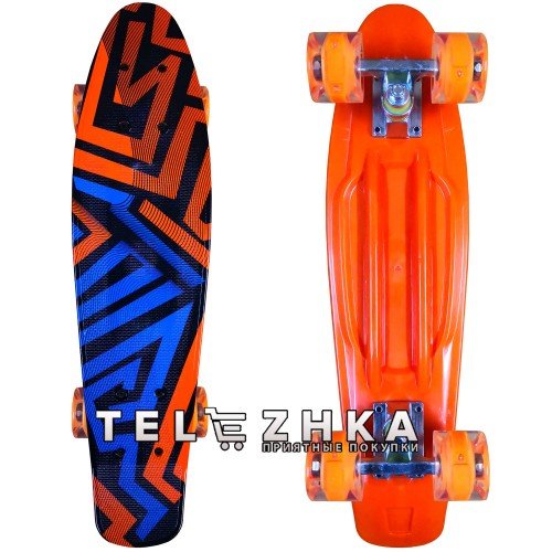 Скейт пенни борд SkateX Penny Delta Lines 22"