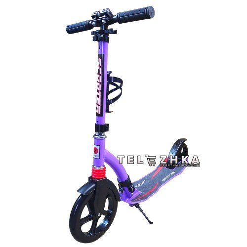 Самокат двухколесный ScooteX Scooter Pride 2020 USA фиолетовый