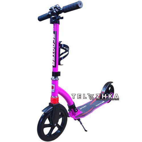 Самокат двухколесный ScooteX Scooter Pride 2020 USA розовый