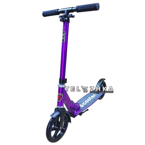 Самокат двухколесный ScooteX Scooter Urban Metallic USA фиолетовый