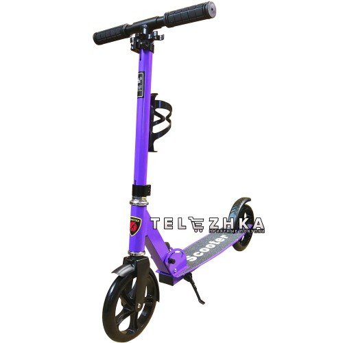 Самокат двухколесный ScooteX Scooter Urban Pro USA фиолетовый