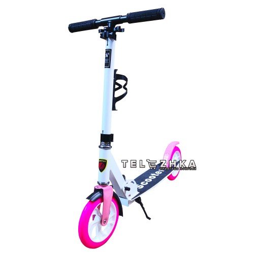 Самокат двухколесный ScooteX Scooter Urban Pro USA розовый