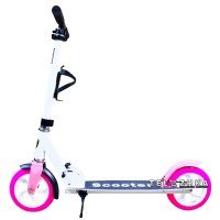 Самокат двухколесный ScooteX Scooter Urban Pro USA розовый
