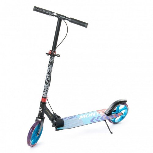 Самокат двухколесный Amigo Sport Montego Brakes голубой