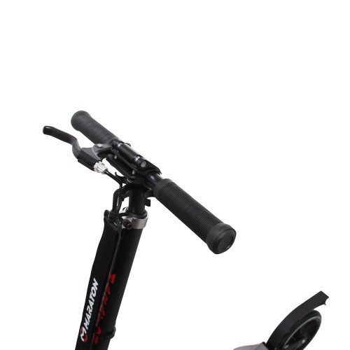 Самокат двухколесный Maraton Strider 2019 с ручным тормозом серый