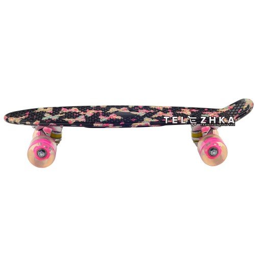 Скейт пенни борд SkateX Penny Trend Butterfly 22"