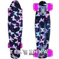 Скейт пенни борд SkateX Penny Trend Butterfly 22"