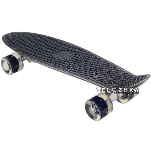 Скейт пенни борд SkateX Penny Trend Carbon 22"