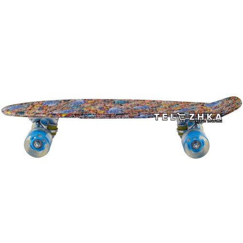 Скейт пенни борд SkateX Penny Trend Dragon 22"