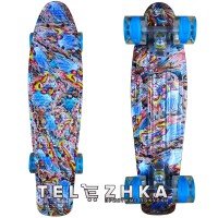 Скейт пенни борд SkateX Penny Trend Dragon 22"