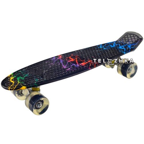 Скейт пенни борд SkateX Penny Trend Flash 22"