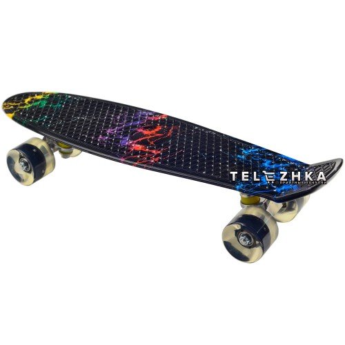 Скейт пенни борд SkateX Penny Trend Flash 22"