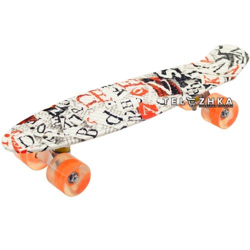 Скейт пенни борд SkateX Penny Trend Fun 22"