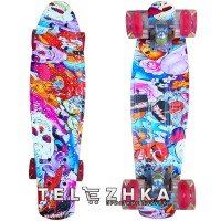 Скейт пенни борд SkateX Penny Trend Head 22"