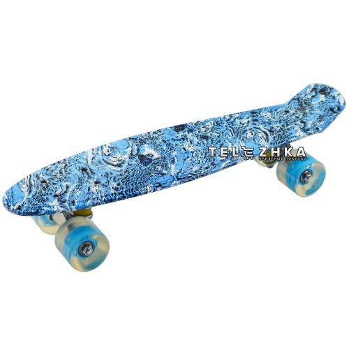 Скейт пенни борд SkateX Penny Trend Ice Tiger 22"