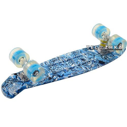 Скейт пенни борд SkateX Penny Trend Ice Tiger 22"