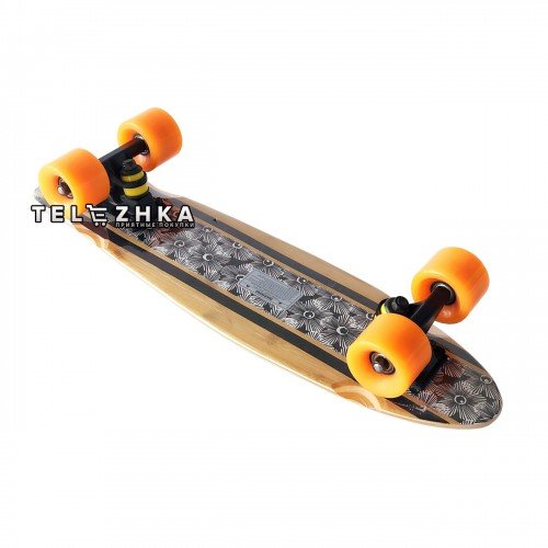 Скейт пенни борд Fish Skateboards Wood Orange 22"