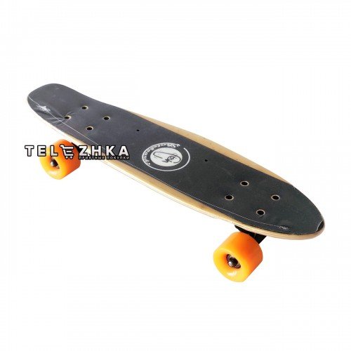 Скейт пенни борд Fish Skateboards Wood Orange 22"