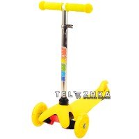 Самокат детский ScooteX Mini Color желтый