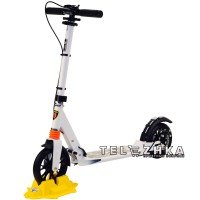 Самокат двухколесный ScooteX Scooter SpeedMax Disc USA с дисковым тормозом белый