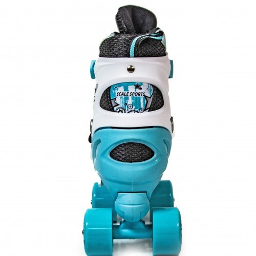 Раздвижные ролики квады Scale Sports 34-38 бирюзовый