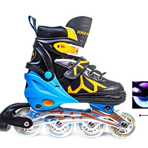 Роликовые коньки раздвижные Scale Sports LF 601A 34-37 черный