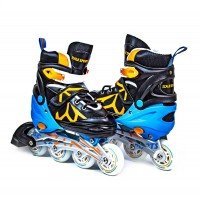 Роликовые коньки раздвижные Scale Sports LF 601A 34-37 черный