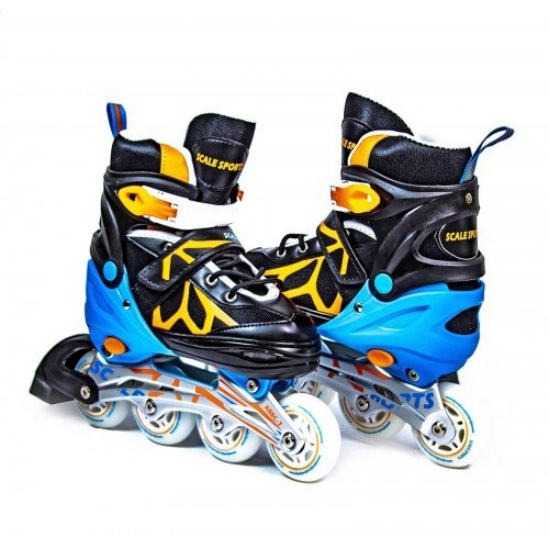 Роликовые коньки раздвижные Scale Sports LF 601A 38-41 черный