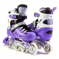 Роликовые коньки раздвижные Scale Sports LF 905 34-37 фиолетовый