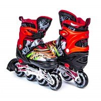 Роликовые коньки раздвижные Scale Sports LF 907M 38-41 красный