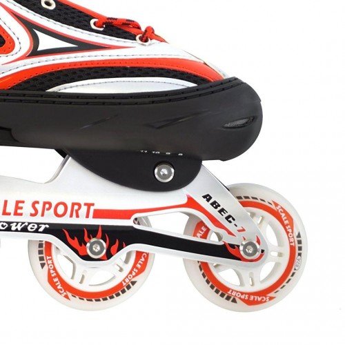 Роликовые коньки раздвижные Scale Sports XL LF 0835 41-44 красный