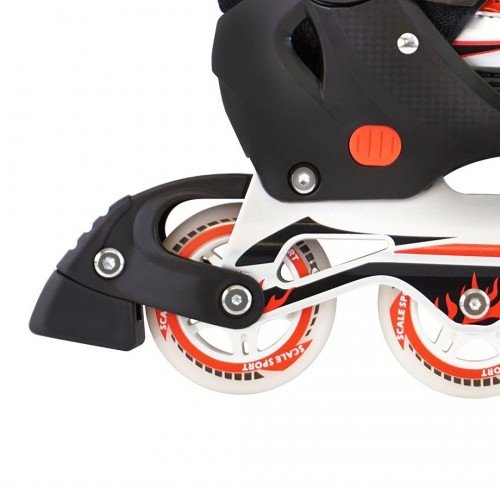 Роликовые коньки раздвижные Scale Sports XL LF 0835 41-44 красный